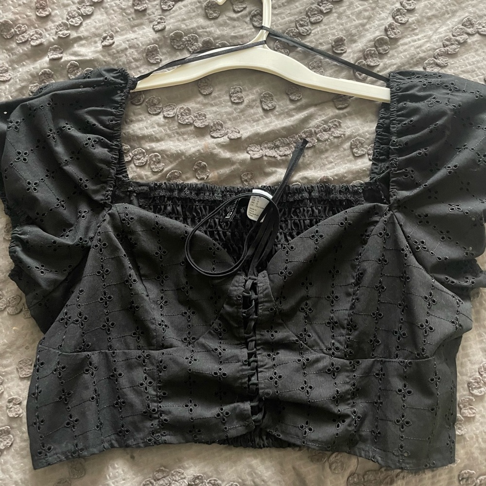 Black Crop Top